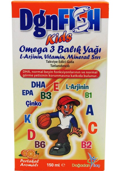 Dgn Fish Kids Omega 3 Balık Yağı