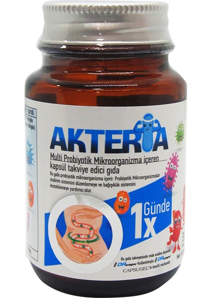 Akteria Multi Probiyotik 30 Kapsül