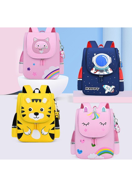 Uzay Çantası Sevimli Karikatür Ilkokul Okul Çantası Çocuk Hafif Azaltma Sırt Çantası Erkek ve Kız Anaokulu (Yurt Dışından) fiyatları