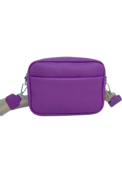 Düz Renk Pu Askılı Çanta Kadın Küçük Çanta Bayanlar Omuzdan Askili Çanta Küçük Kare Çanta (Yurt Dışından)