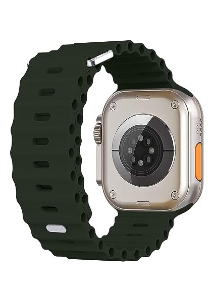 Apple Watch Uyumlu 42MM 44MM 45MM 49MM 1/2/3/4/5/6/se/7/8/ultra Akıllı Saat Ocean Kordon ve Kayışı