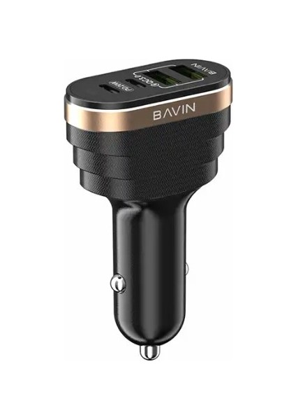 Bavın PC587-PD Çoklu USB 3.0 40W Hızlı Araç Şarj Cihazı