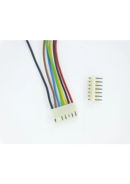 Sanec 5,08MM 7 Pin Kablolu Konnektör Takım 30CM - 1,50MM - Çift Taraflı