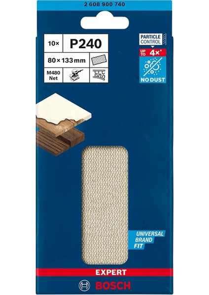 M480 80X133 mm 240 Kum Elek Telli Ağ Zımpara 2608900740 fiyatları