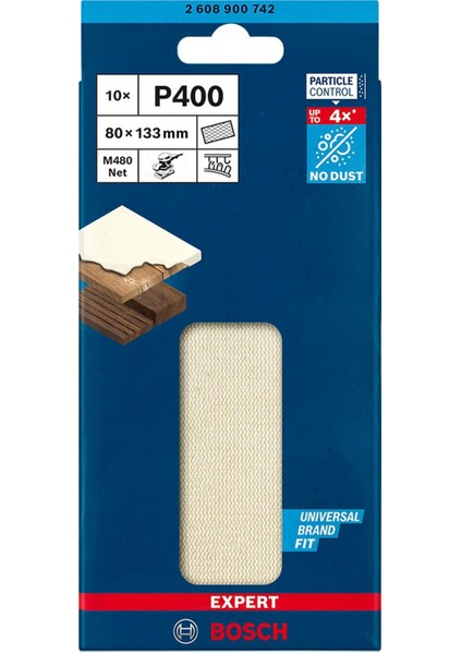 M480 80X133 mm 400 Kum Elek Telli Ağ Zımpara 2608900742 fiyatları