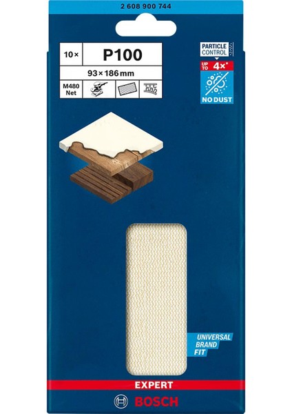 M480 93X186 mm 100 Kum Elek Telli Ağ Zımpara 2608900744 fiyatları