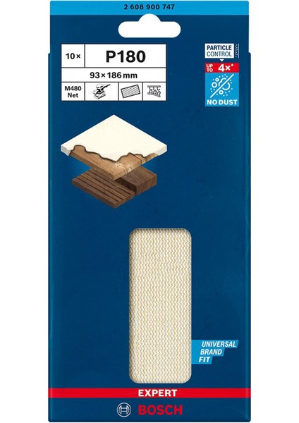 M480 93X186 mm 180 Kum Elek Telli Ağ Zımpara 2608900747 fiyatları