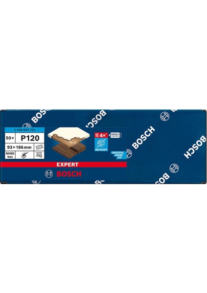 M480 93X186 mm 120 Kum Elek Telli Ağ Zımpara 2608900754 fiyatları
