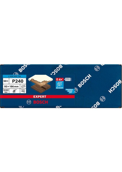 M480 93X186 mm 240 Kum Elek Telli Ağ Zımpara 2608900758 fiyatları