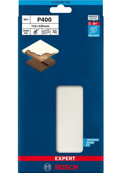 M480 115X230 mm 400 Kum Elek Telli Ağ Zımpara 2608900769 fiyatları