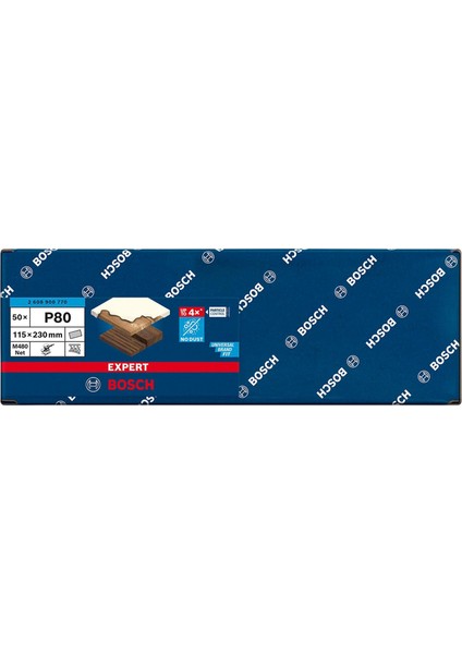 M480 115X230 mm 80 Kum Elek Telli Ağ Zımpara 2608900770 fiyatları