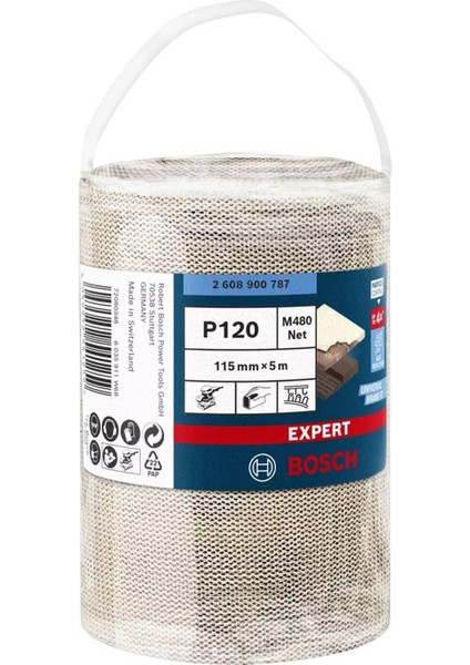 M480 115 mm 120 Kum Cırtlı Rulo Elek Telli Ağ Zımpara 2608900787 modelleri