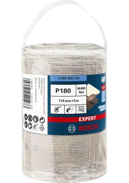 M480 115 mm 180 Kum Cırtlı Rulo Elek Telli Ağ Zımpara 2608900789 modelleri