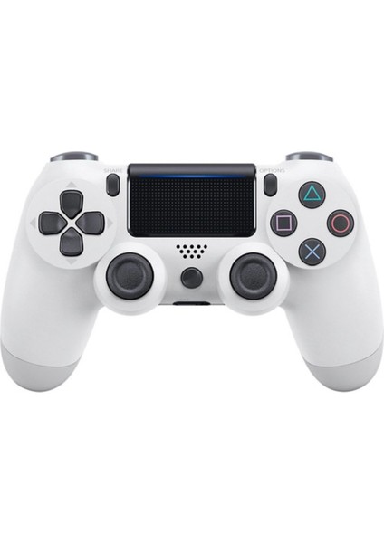 Blue İnter Qasul Ps4 Siyah Doubleshock Wireless Gamepad Joystick Kablosuz Ps4 Oyun Kolu Beyaz