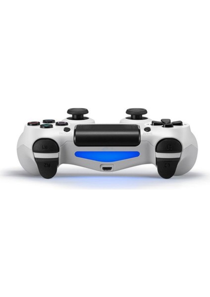 Blue İnter Qasul Ps4 Siyah Doubleshock Wireless Gamepad Joystick Kablosuz Ps4 Oyun Kolu Beyaz