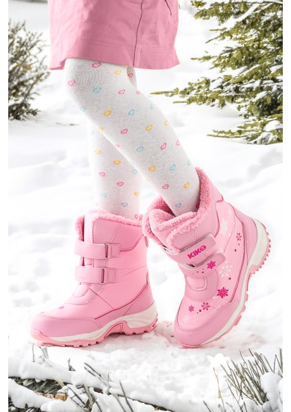 Kartanesi Cırtlı Kız Çocuk Kar Bot Soğuk Suya Dayanıklı modelleri