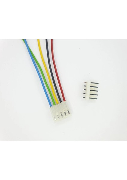 Sanec 5,08MM 5 Pin Kablolu Konnektör Takım 30CM - 1,00MM - Çift Taraflı