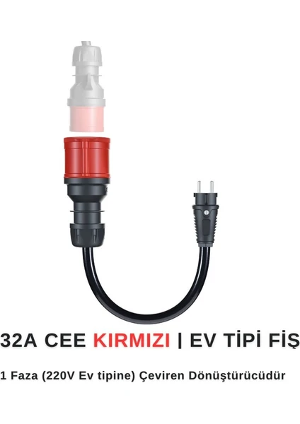 22KW Elektrikli Araç Şarj Ev Adaptörü