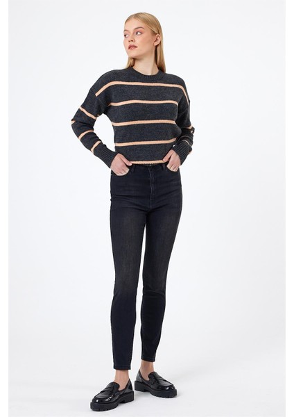 Kadın Holly Black Ekstra Yüksek Bel Skinny Jean Pantolon fiyatları