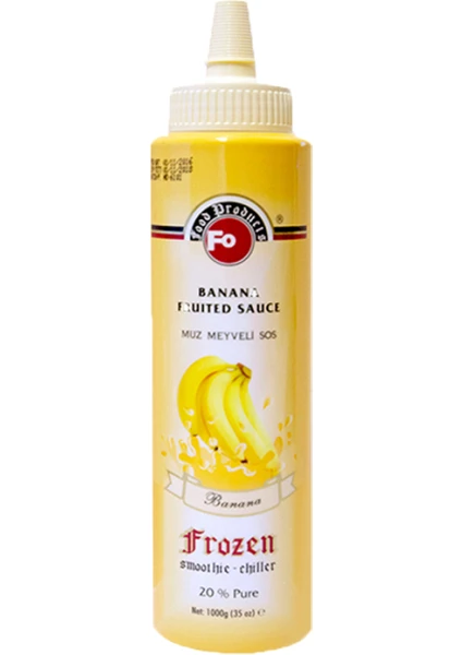 Fo Muz Meyve Püresi Frozen 1 Kg