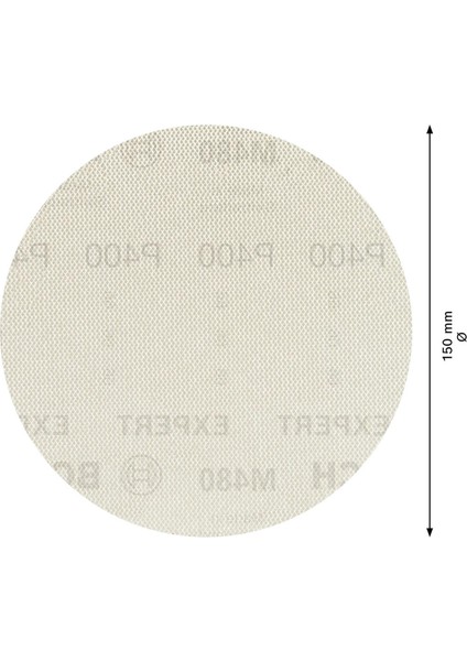 M480 150 mm 400 Kum Elek Telli Ağ Zımpara 2608900697