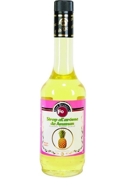 Ananas Aromalı Kokteyl ve Kahve Şurubu 700 ml