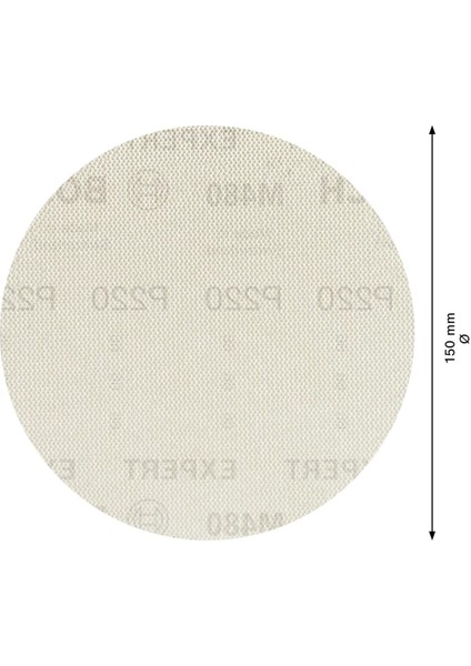 M480 150 mm 220 Kum Elek Telli Ağ Zımpara 2608900694