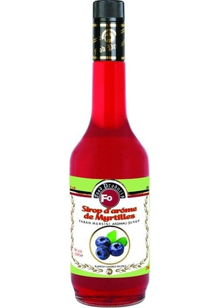 Yaban Mersini Aromalı Kokteyl ve Kahve Şurubu 700 ml