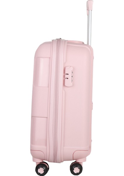 Pembe Kare Kabin Boy Kabin Boy Seyahat Çantası PP4040-690-S Pembe