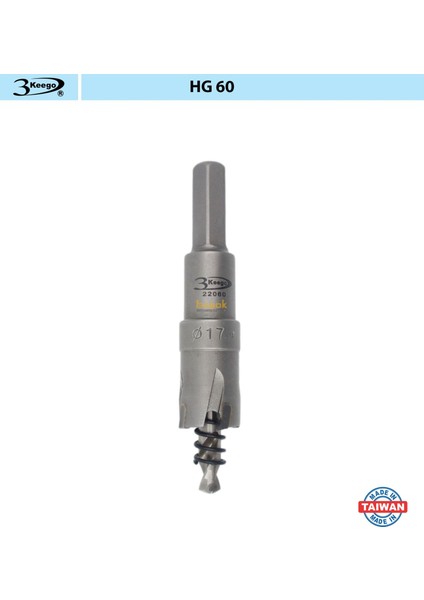 17 mm Tct Elmas Uçlu Panç HG60