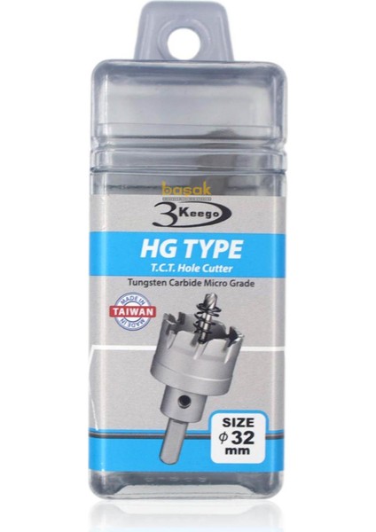 32 mm Tct Elmas Uçlu Panç HG60