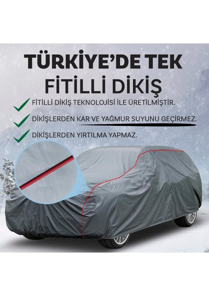 Volvo V50X300 Fitilli Araba Branda Miflonlu Oto Çadır Örtü