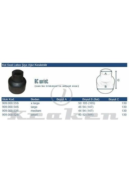 Kuru Elbise Kol Seal Latex Şişe Ağız Hd fırsatları