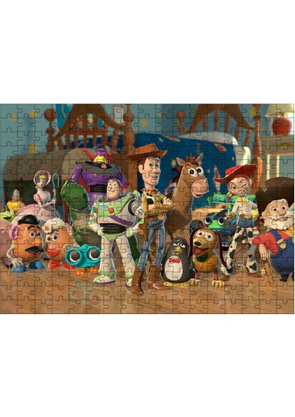 Ahşap Mdf Puzzle Yapboz Toy Story 255 Parça 35*50 cm