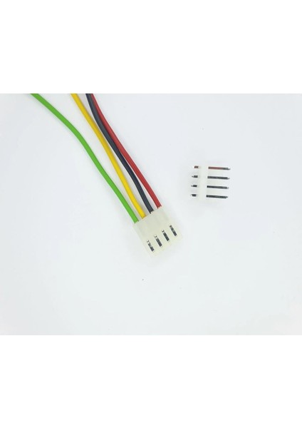 Sanec 5,08MM 4 Pin Kablolu Konnektör Takım 30CM - 2,50MM - Çift Taraflı