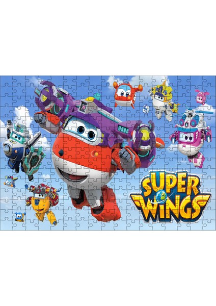 Ahşap Mdf Puzzle Yapboz Süper Kanatlar 255 Parça 35*50 cm