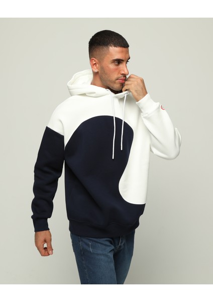 Erkek Oversize Kapüşonlu Sweatshirt