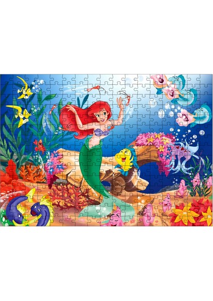 Ahşap Mdf Puzzle Yapboz Deniz Kızı 255 Parça 35*50 cm