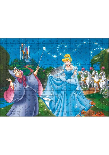 Ahşap Mdf Puzzle Yapboz Cinderella 255 Parça 35*50 cm