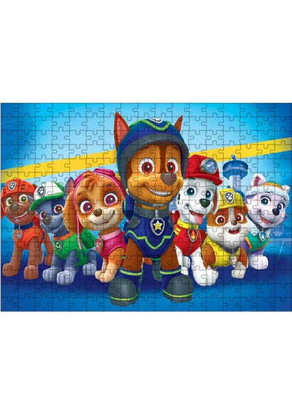 Ahşap Mdf Puzzle Yapboz Paw Patrol 255 Parça 35*50 cm