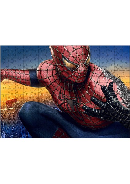 Ahşap Mdf Puzzle Yapboz Örümcek Adam Spiderman 255 Parça 35*50 cm