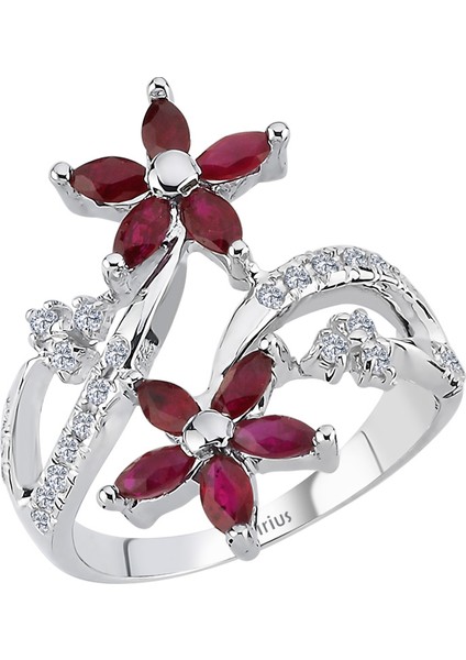 Pırlanta ve Markiz Kesim Yakut Taşlı Yüzük 0408R0010 fiyatları