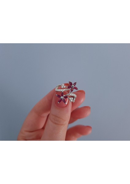 Pırlanta ve Markiz Kesim Yakut Taşlı Yüzük 0408R0010 fırsatları