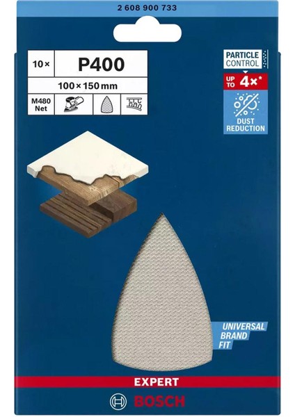 M480 100X150 mm 400 Kum Elek Telli Net Zımpara 2608900733 modelleri