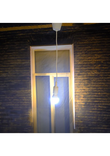 Ack Dekoratif LED Sarkıt Aparatı Beyaz E27 Duy Marketekno Ampul fırsatları