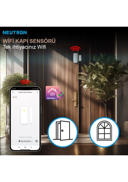 Wifi Kapı/pencere Sensörü