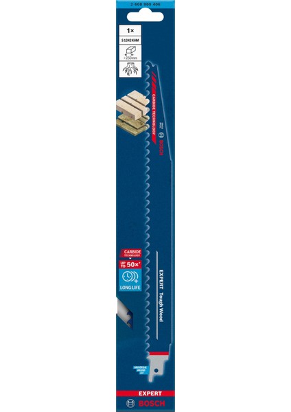 Expert S 1242 Khm Sert Ahşap Için 300 mm Panter Testere 2608900406 fiyatları