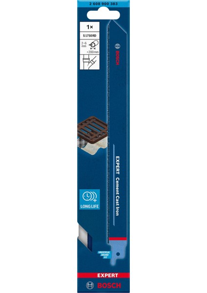 Expert S 1750 Rd Çimento Kaplı Dökme Boru Için Panter Testere 2608900383 fiyatları