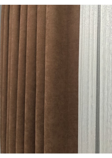 Ada Fonluk Kahverengi Tek Kanat 1/3 Sık Pile