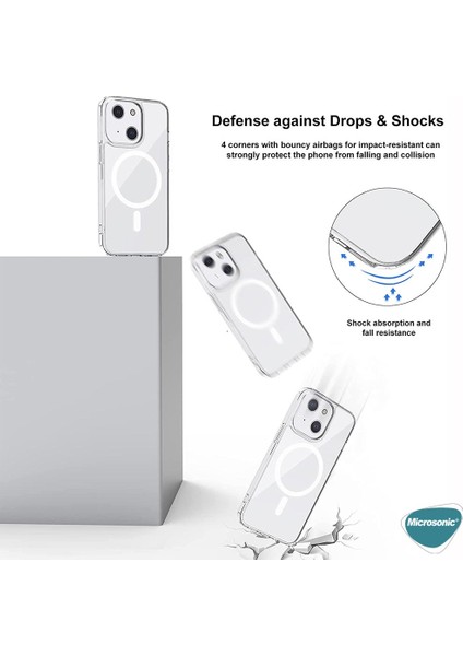 Apple iPhone 15 Kılıf Magsafe Clear Soft Şeffaf modelleri